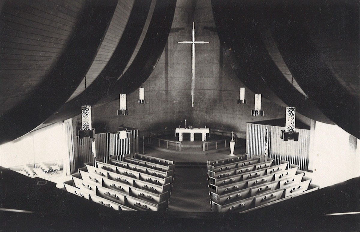September 6, 1964 - First service in the new Sanctuary