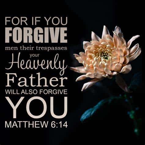Forgive and Be Forgiven